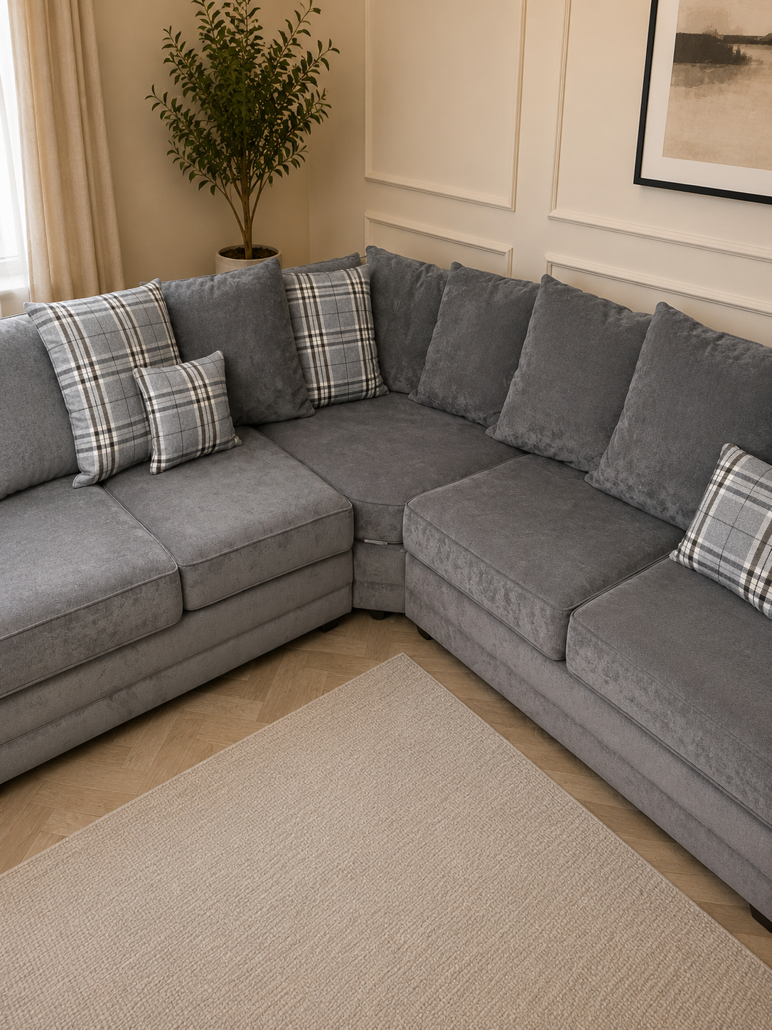 Verona corner suite grey