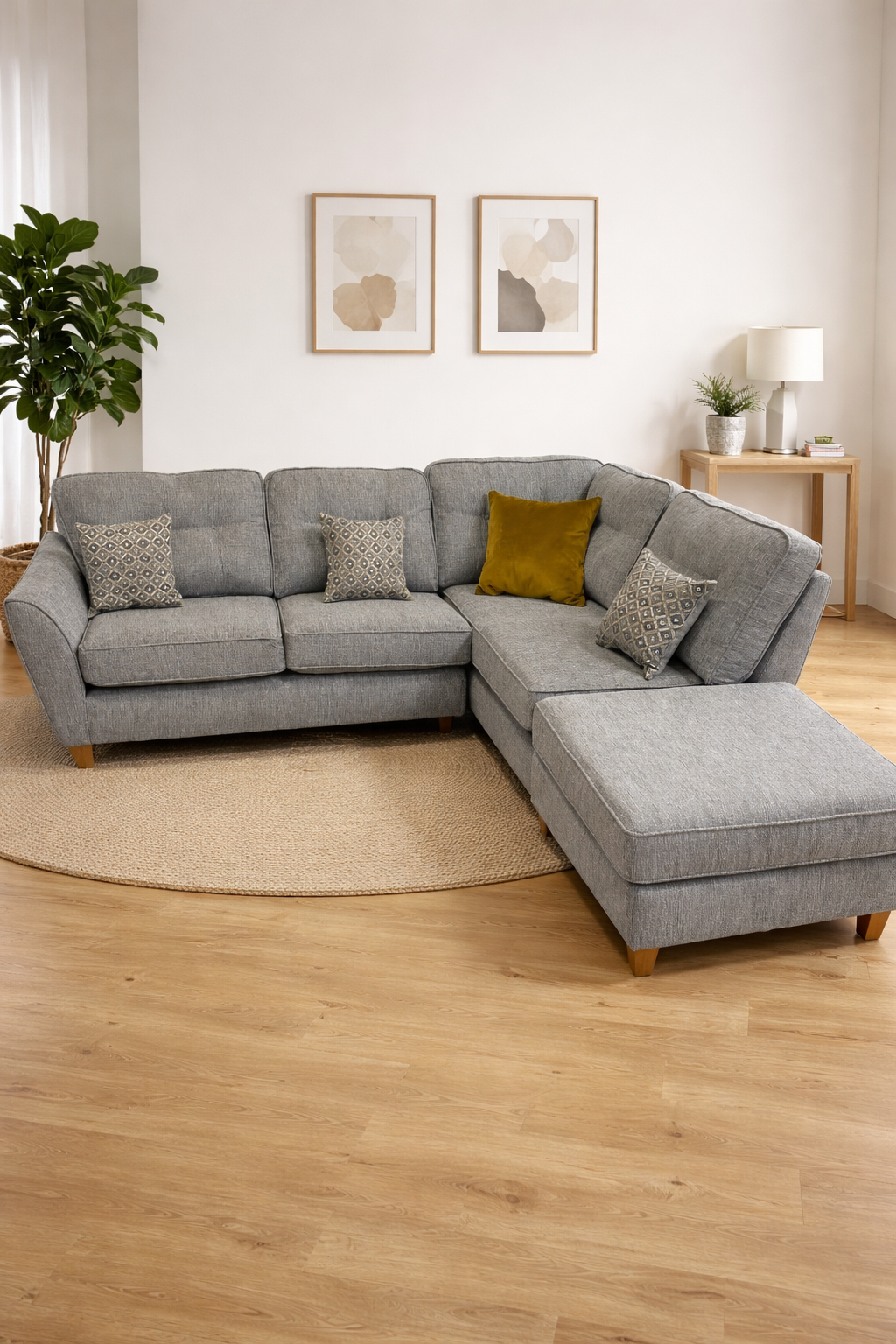 Grey Corner Sofa