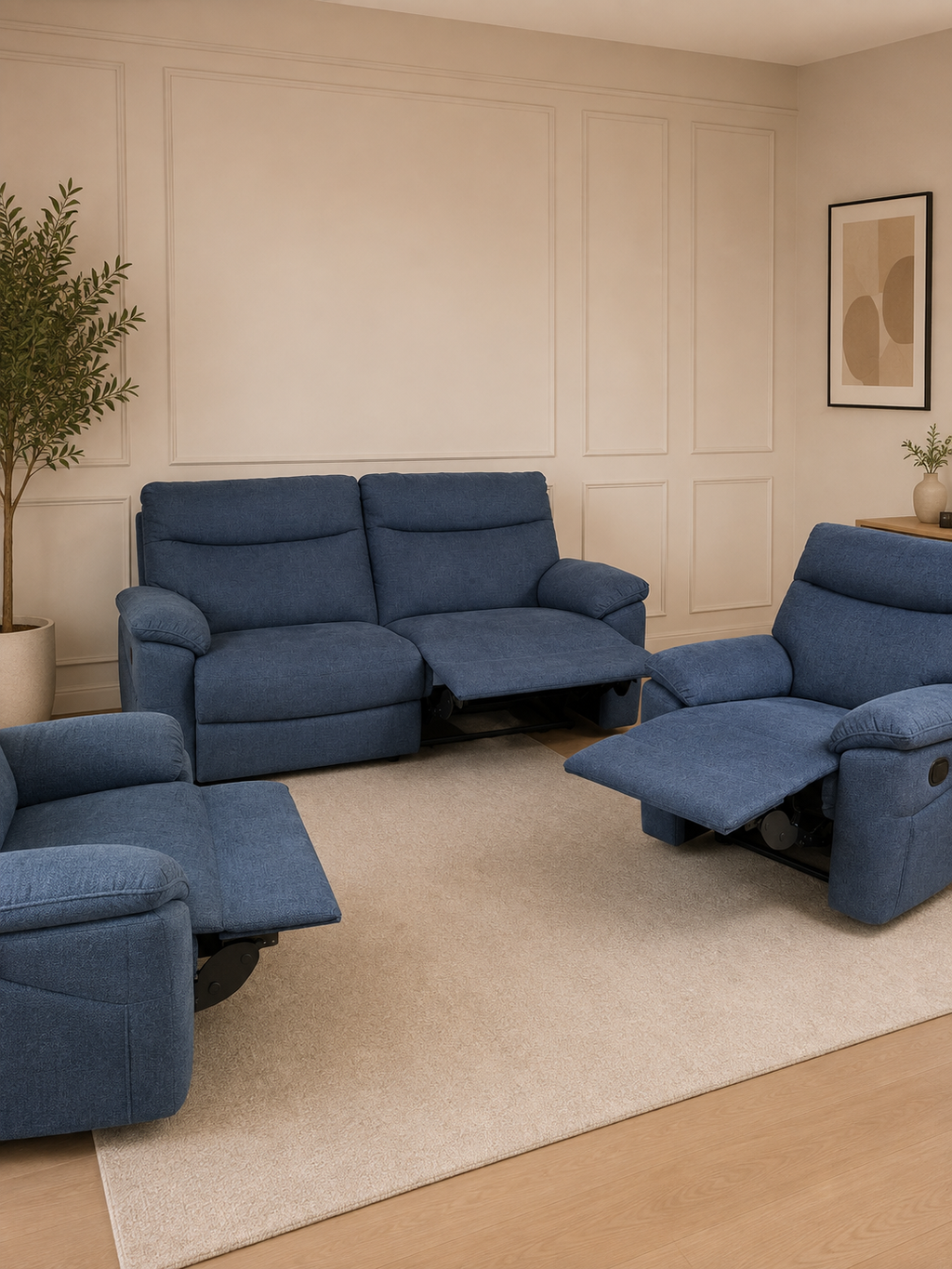 Denis 3+1+1 recliner set