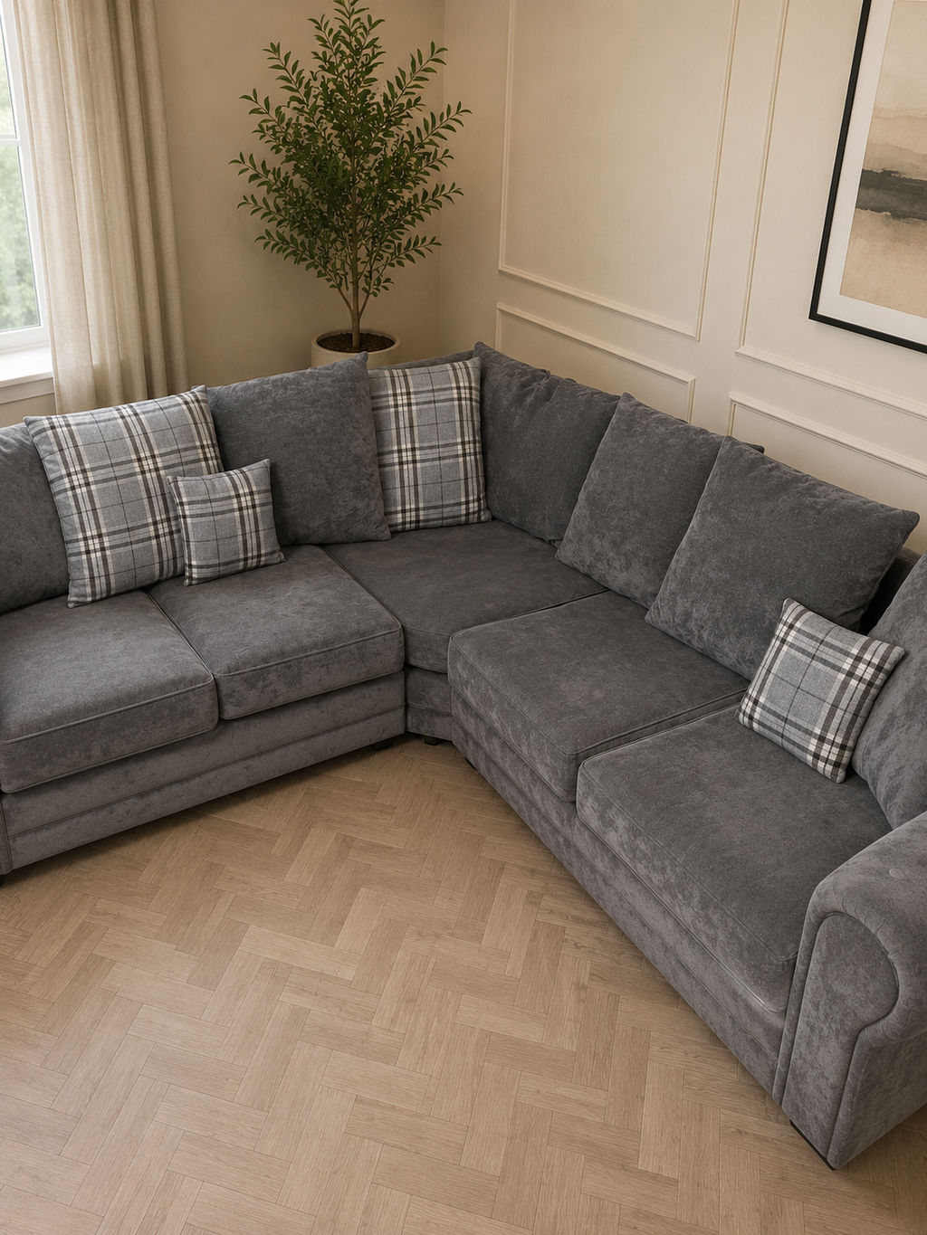Verona corner suite grey