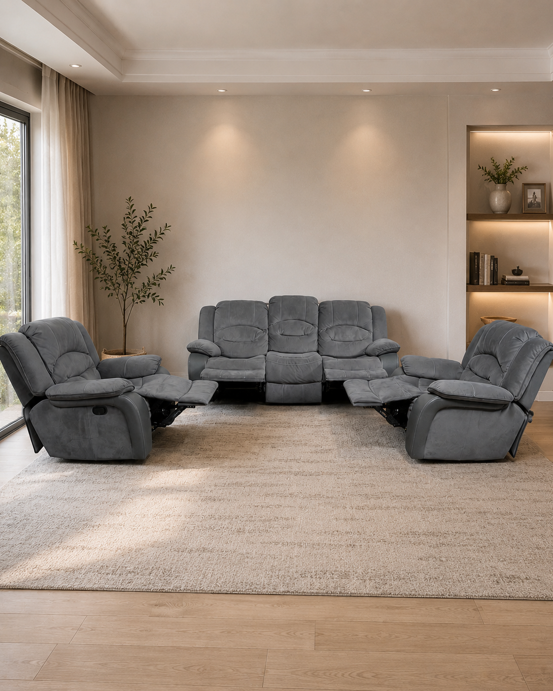 Jasmine 3+1+1 Recliner set