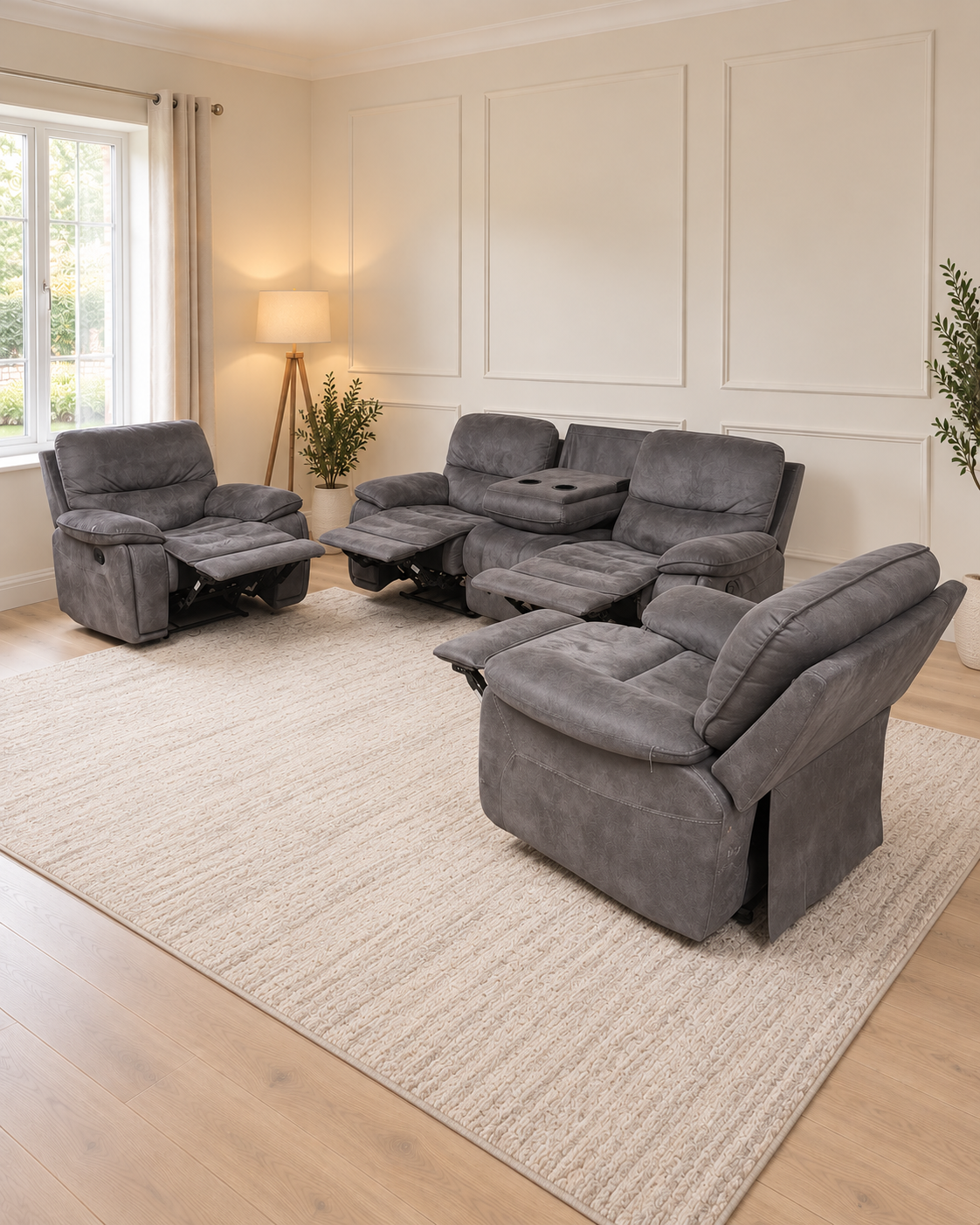 Gretta 3+1+1 recliner set