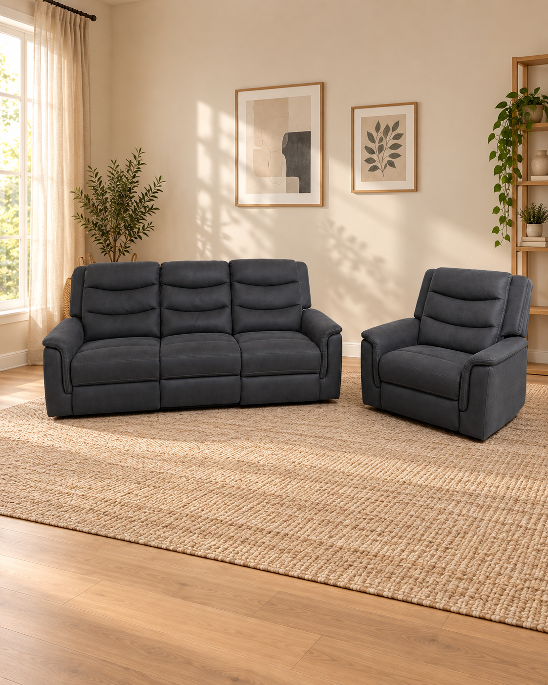 Dudley 3+1 recliner set