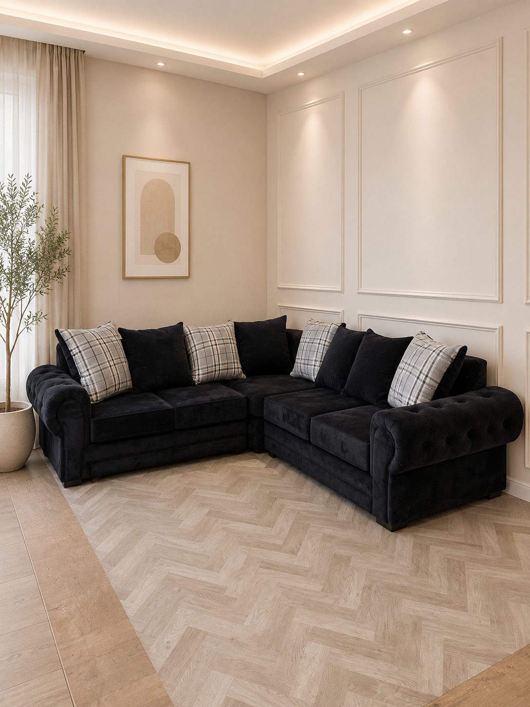 Verona Chesterfield Corner Sofa