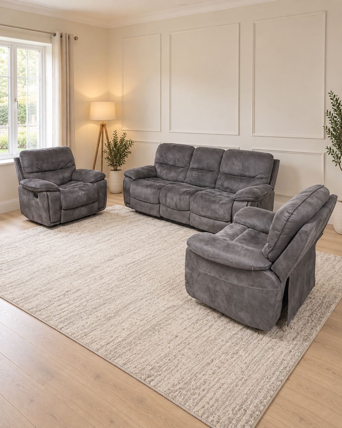 Gretta 3+1+1 recliner set
