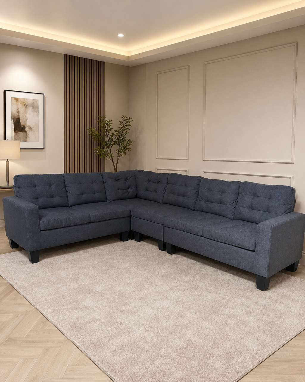 Milano 6 seater modular corner sofa