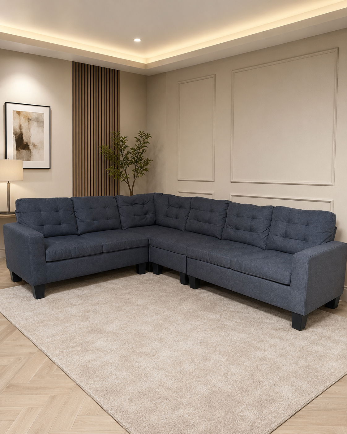 Milano 6 seater modular corner sofa