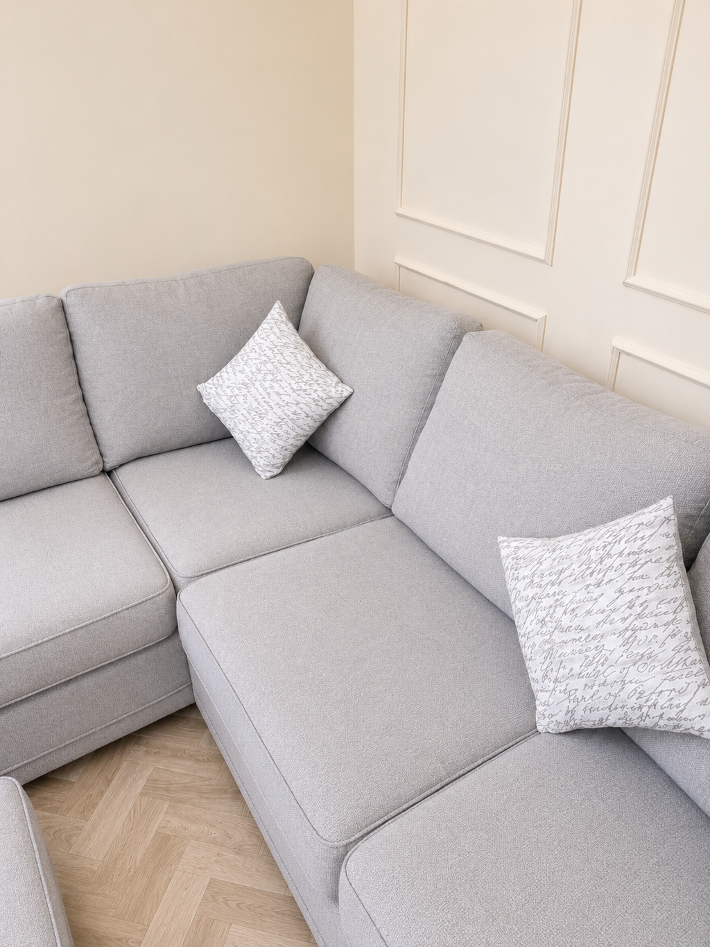 Olivia Grey Corner Sofa