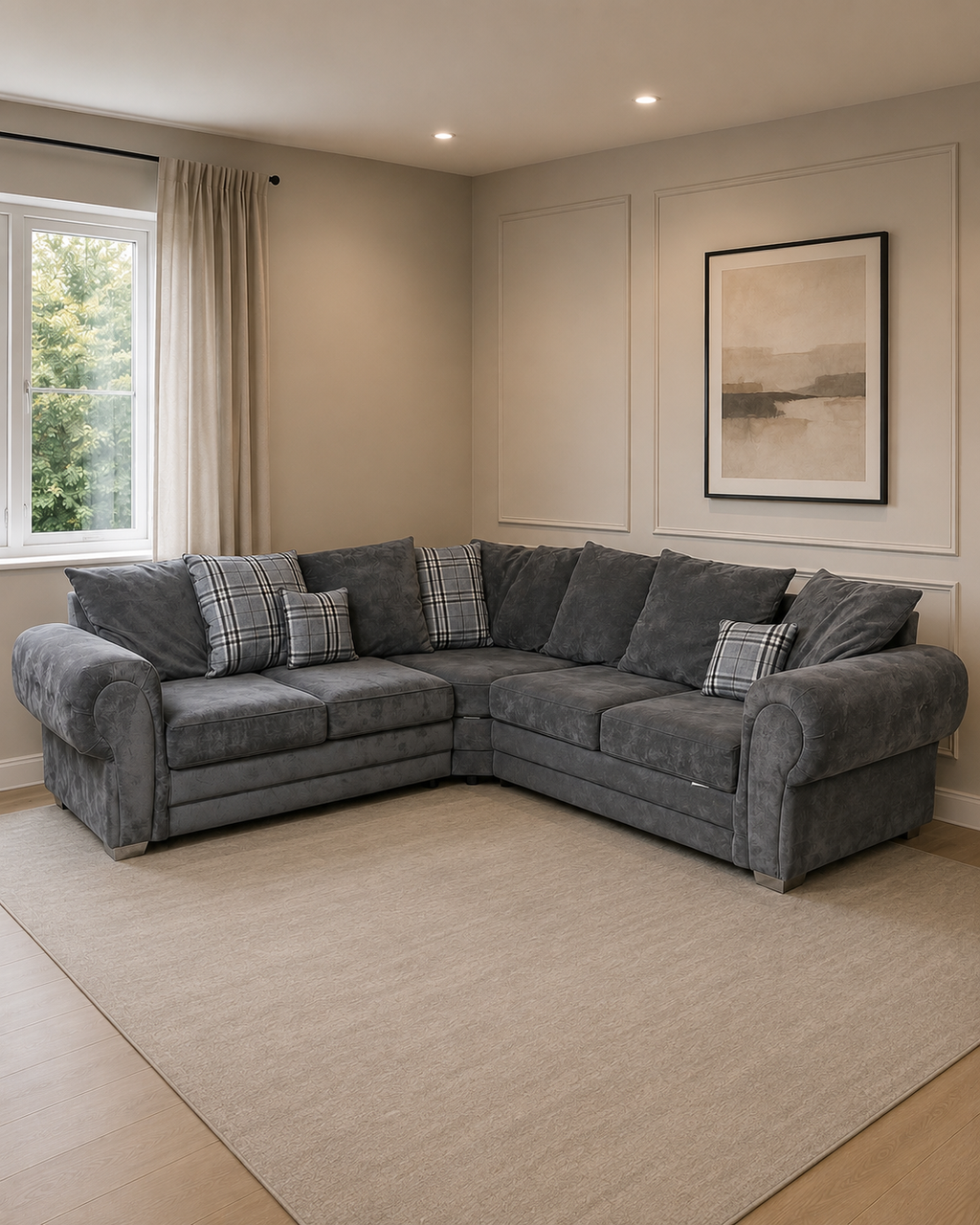 Verona corner suite grey