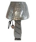 Biznest Mirrored Rectangle Crushed Diamond Lamp
