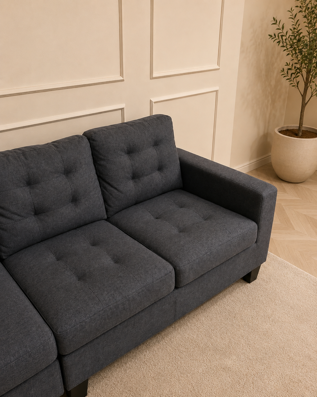 Milano 6 seater modular corner sofa