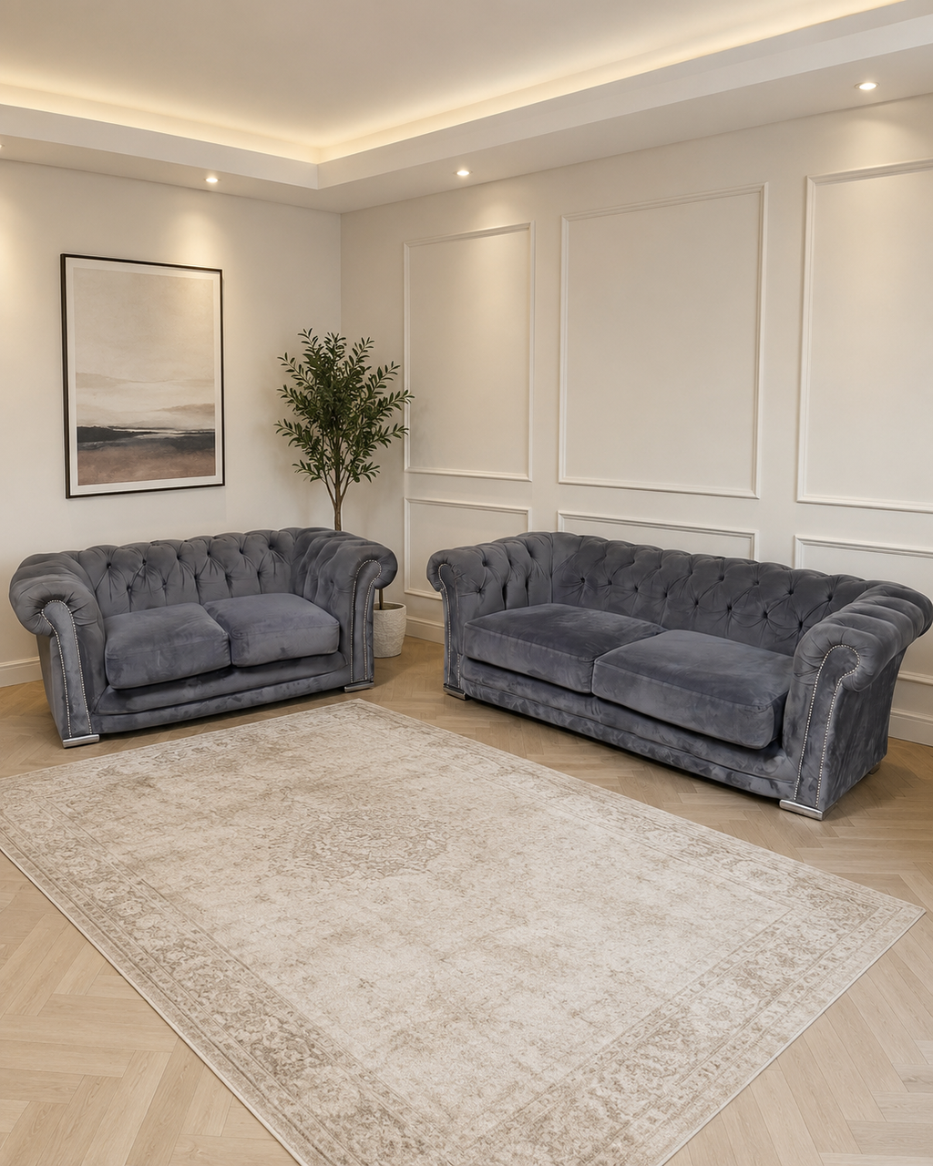 Chesterfield 3+2 set