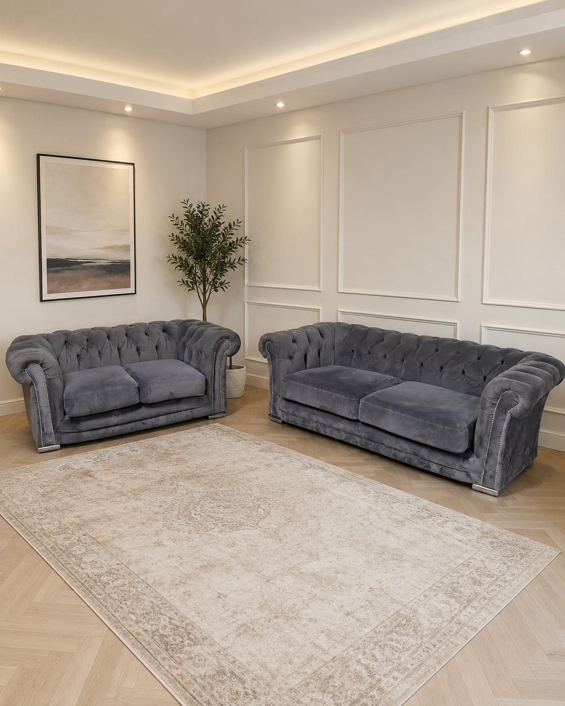 Chesterfield 3+2 set