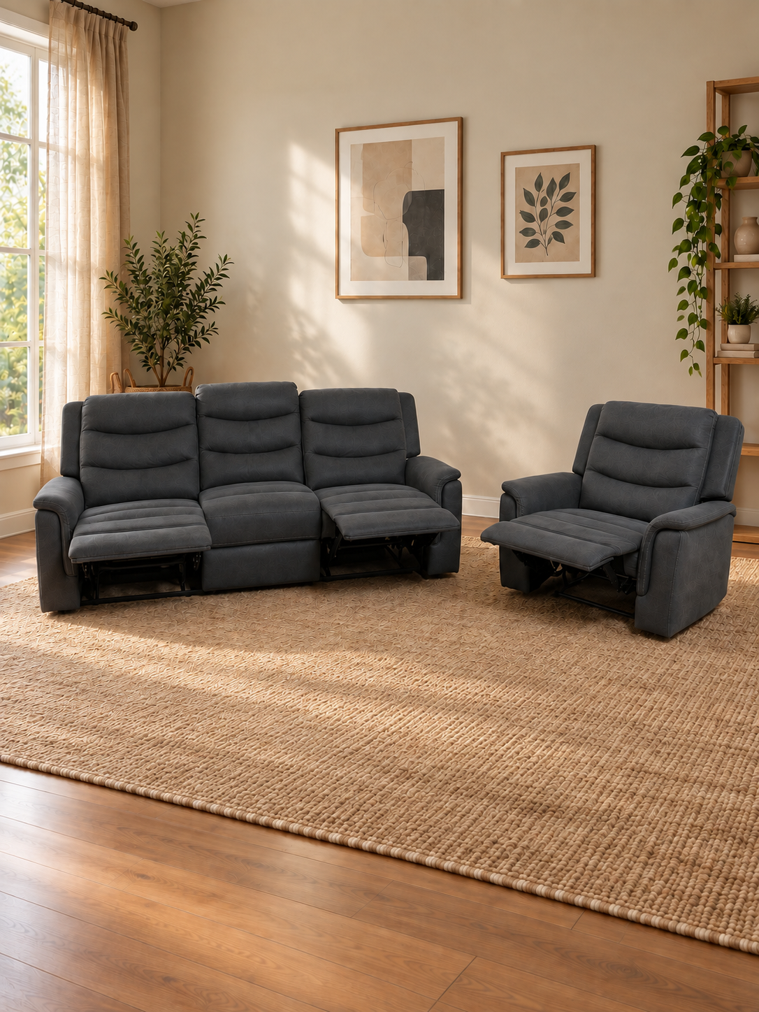 Dudley 3+1 recliner set