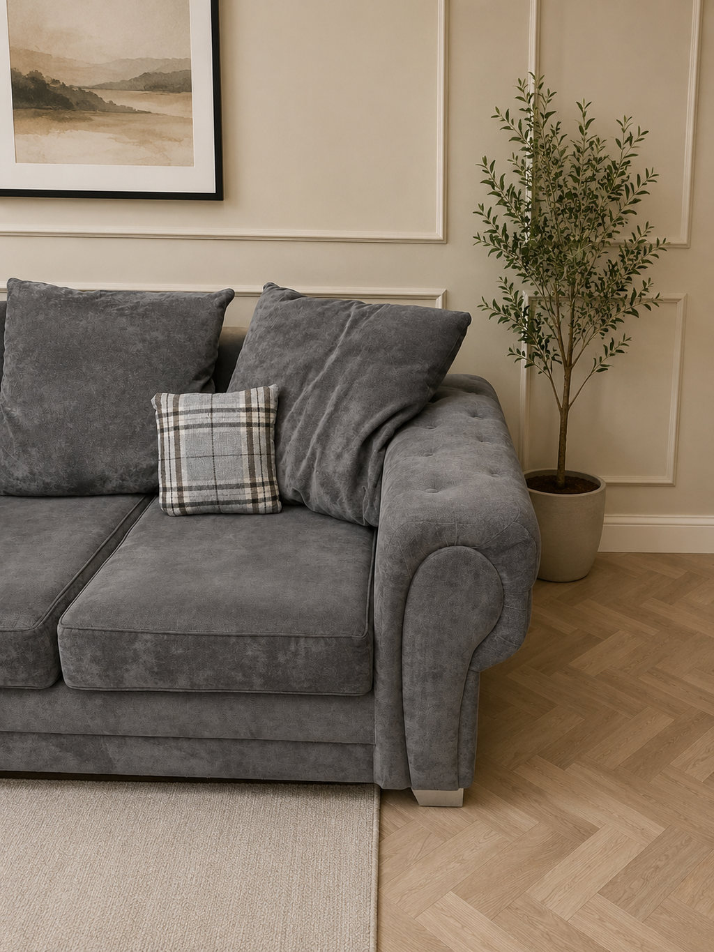 Verona corner suite grey