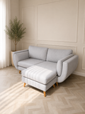Laura Two Seater Quilted L-Sofa