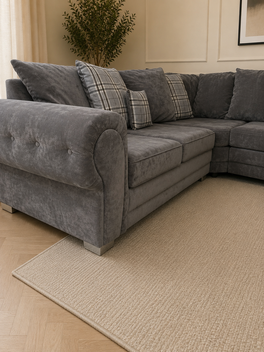 Verona corner suite grey