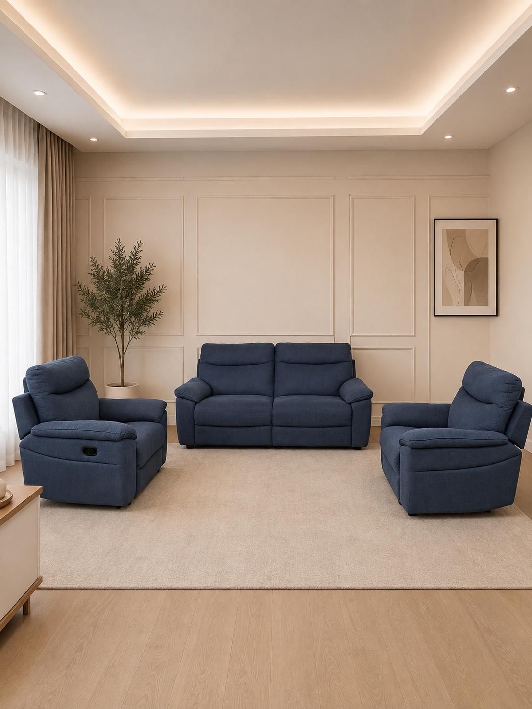 Denis 3+1+1 recliner set