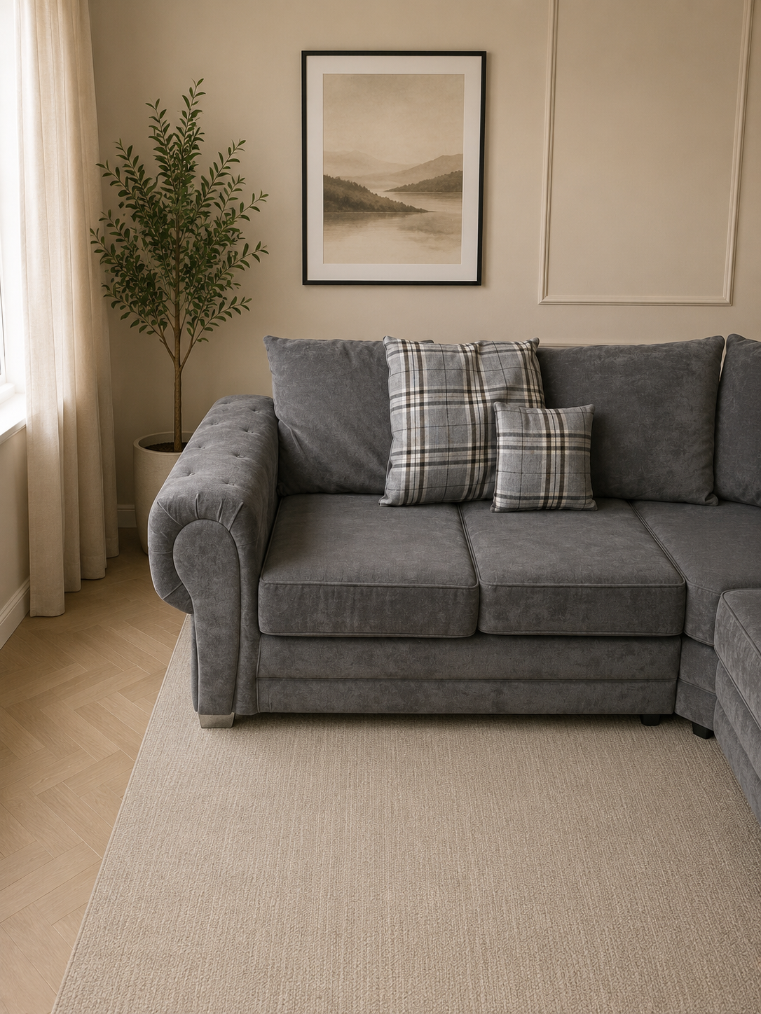 Verona corner suite grey