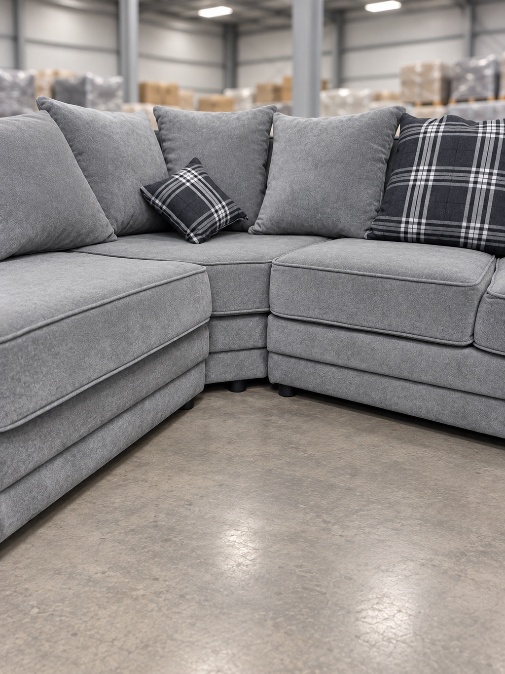 Verona grey corner suite