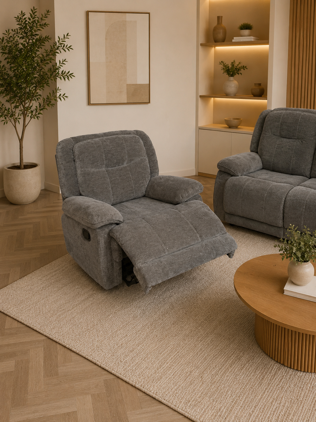 Tiegan Recliner Sofa set 3 + 2 + 1
