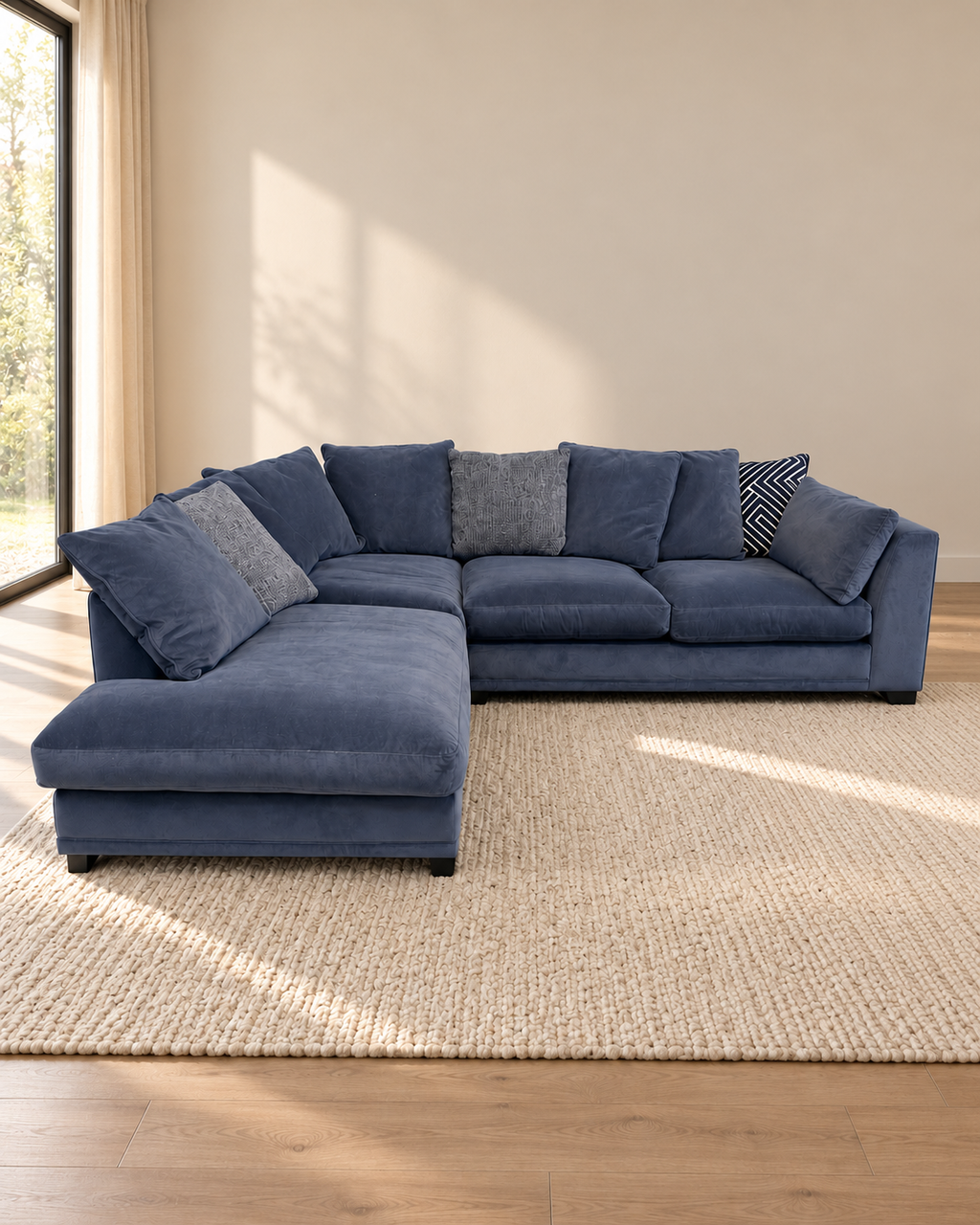 Xara sofa plush grey