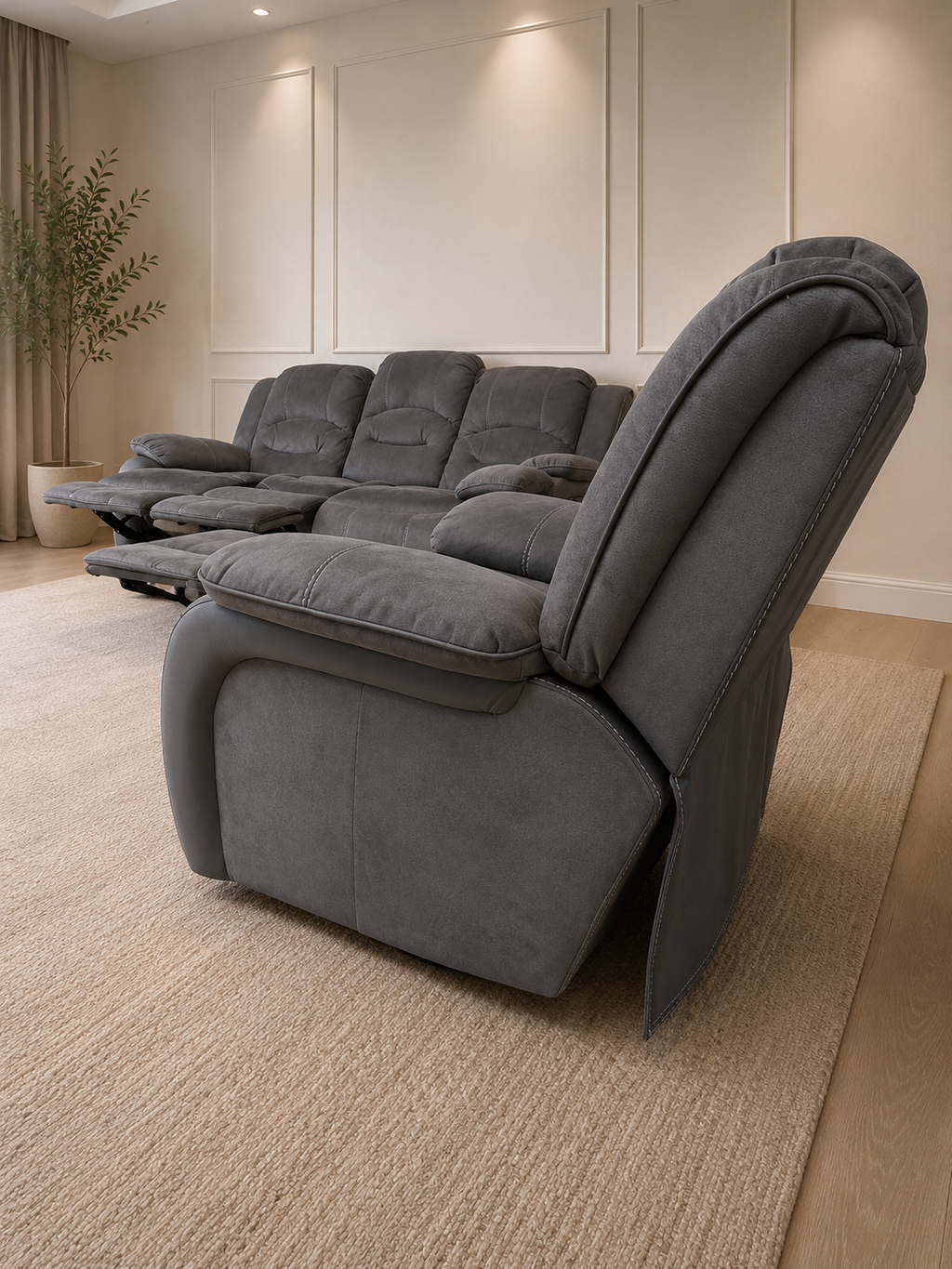 Jasmine 3+1+1 Recliner set
