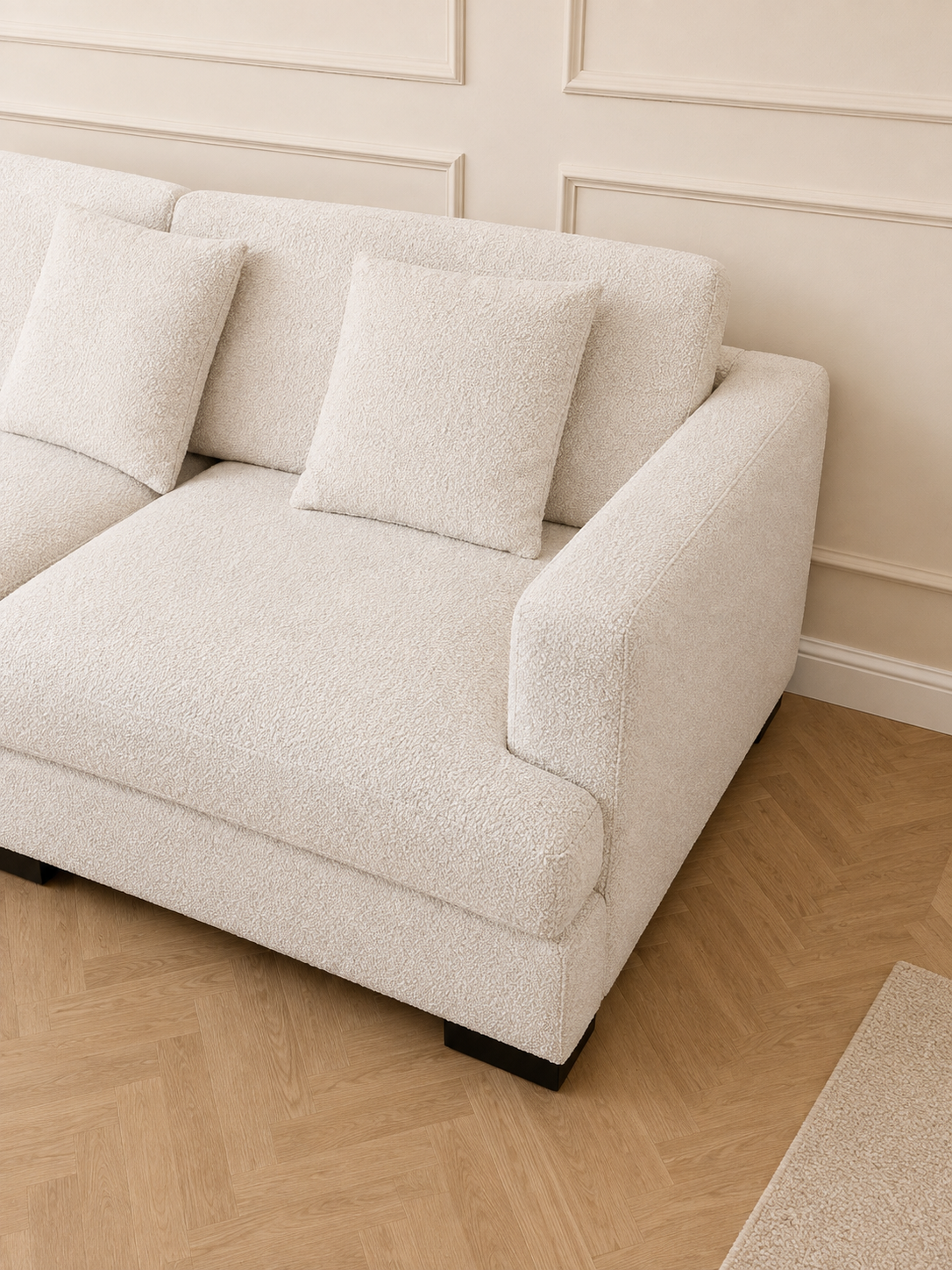 Silvia modular sofa Boucè fabric