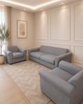 Ashley Modern Upholstered Sofa Set 4+1+1
