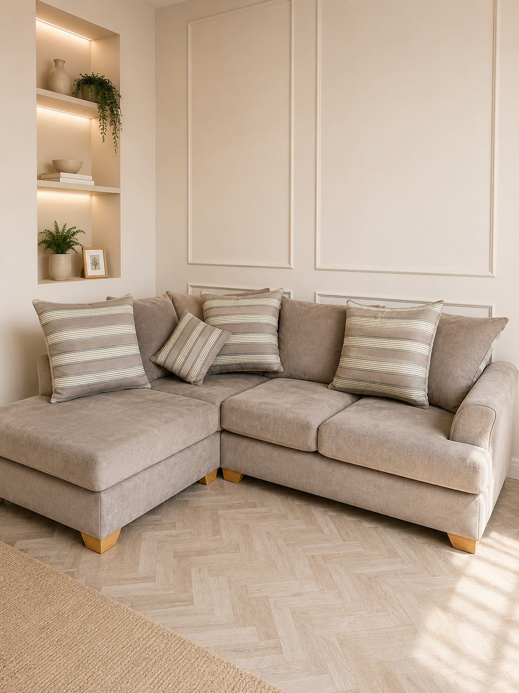 Layla Left-Hand Facing Sofa with Armchair