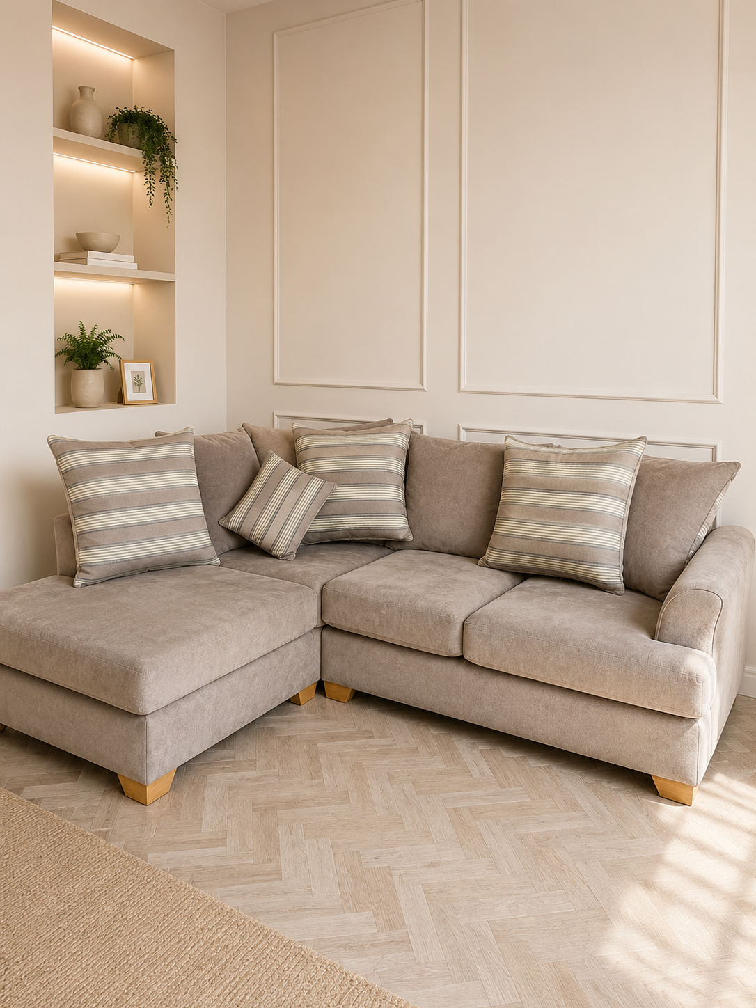 Layla Left-Hand Facing Sofa with Armchair