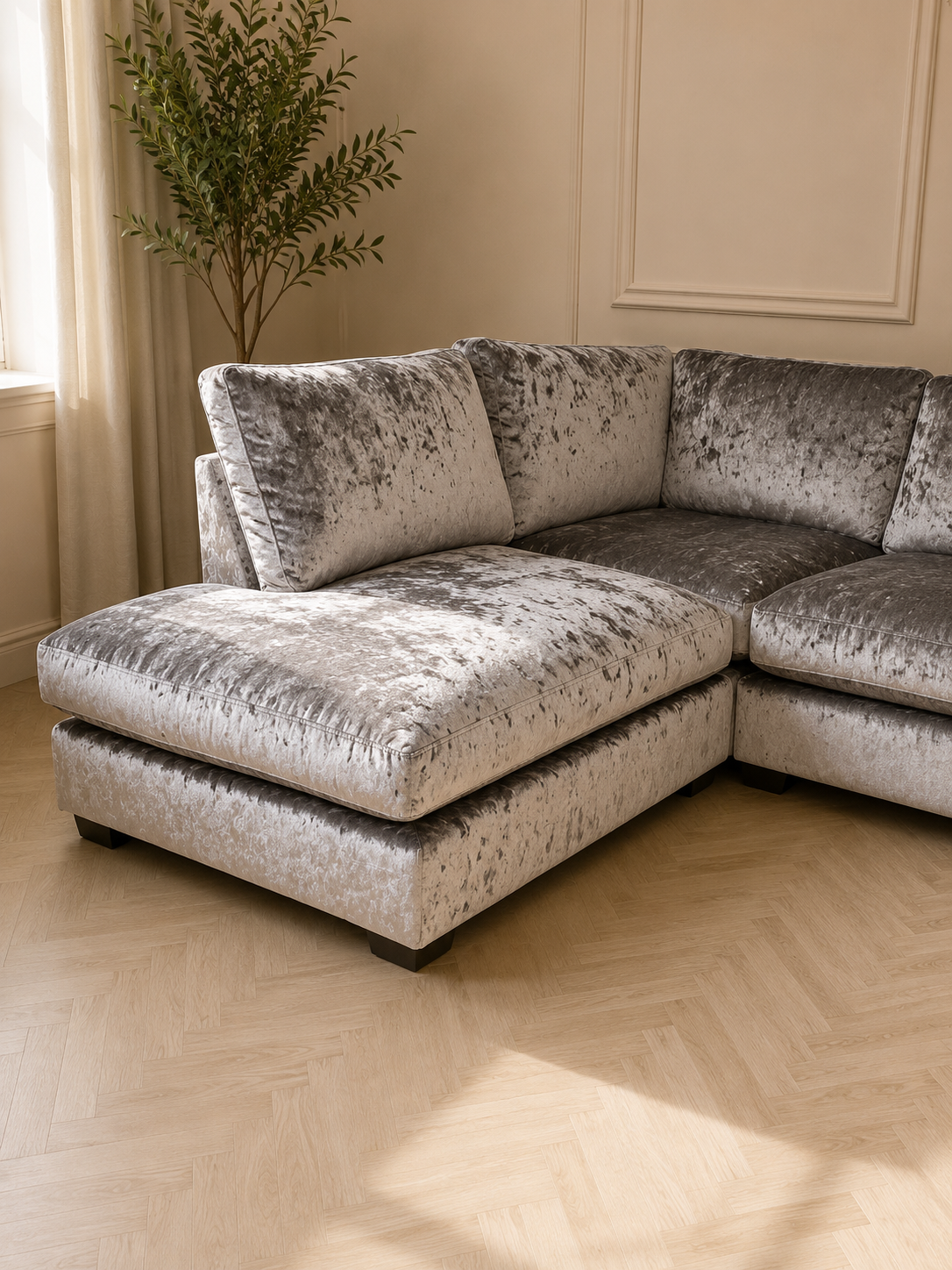 Xara Corner Sofa with Cuddle Chair ( Large )