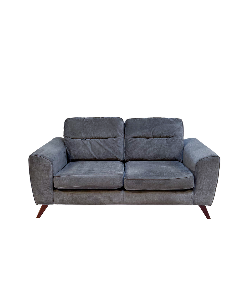 Modern Grey 2-Seater Sofa