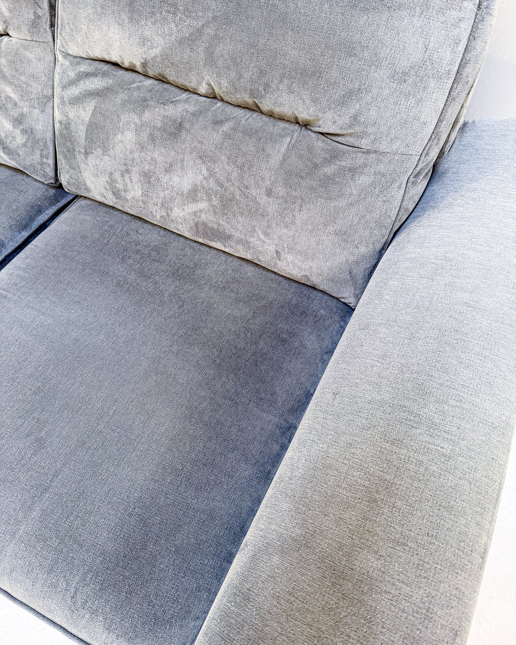 Modern Grey 2-Seater Sofa