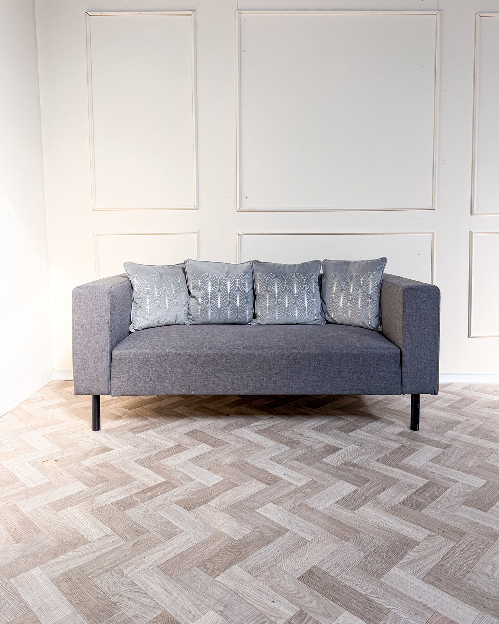 Grey 3 Seater Sofa