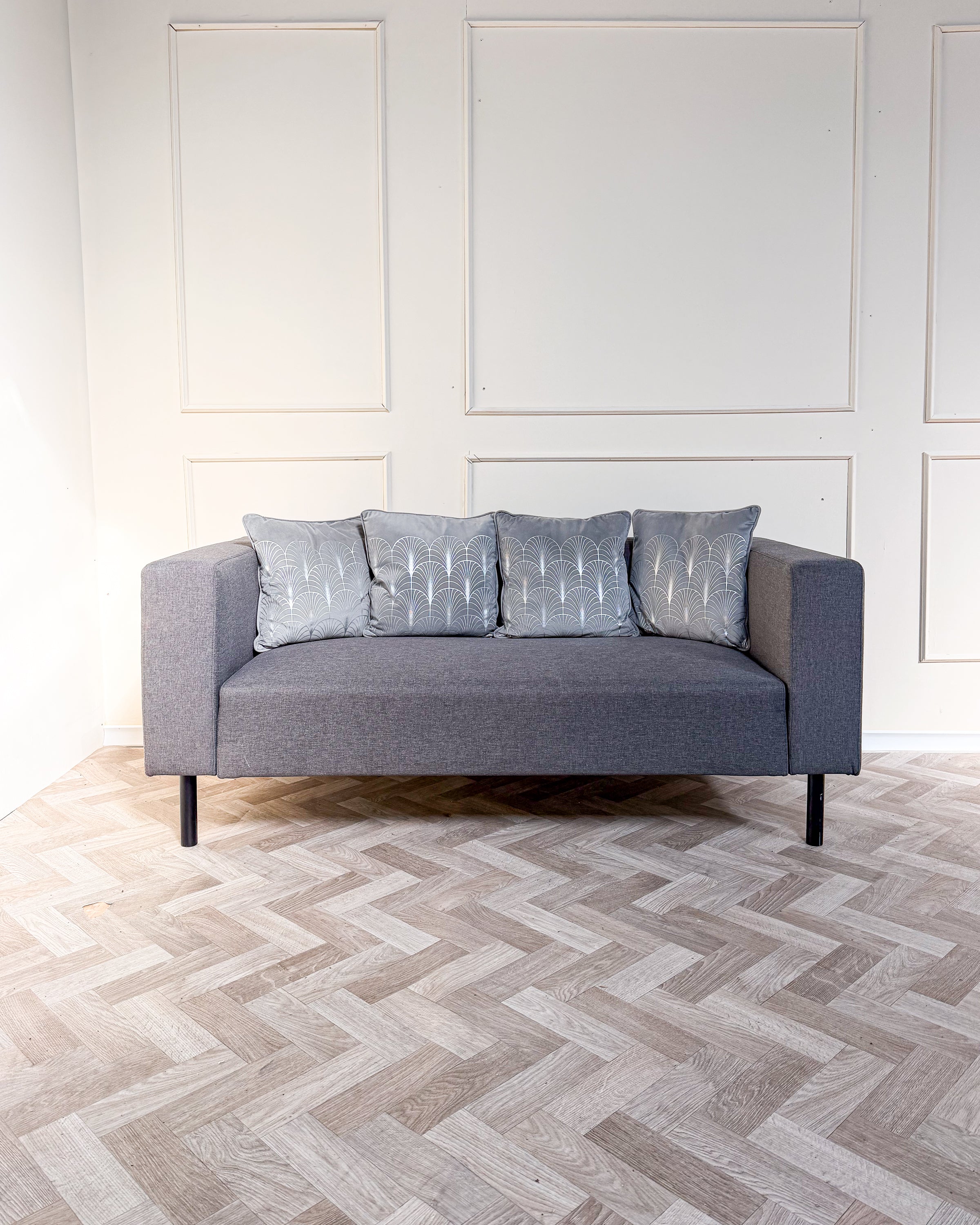Grey 3 Seater Sofa