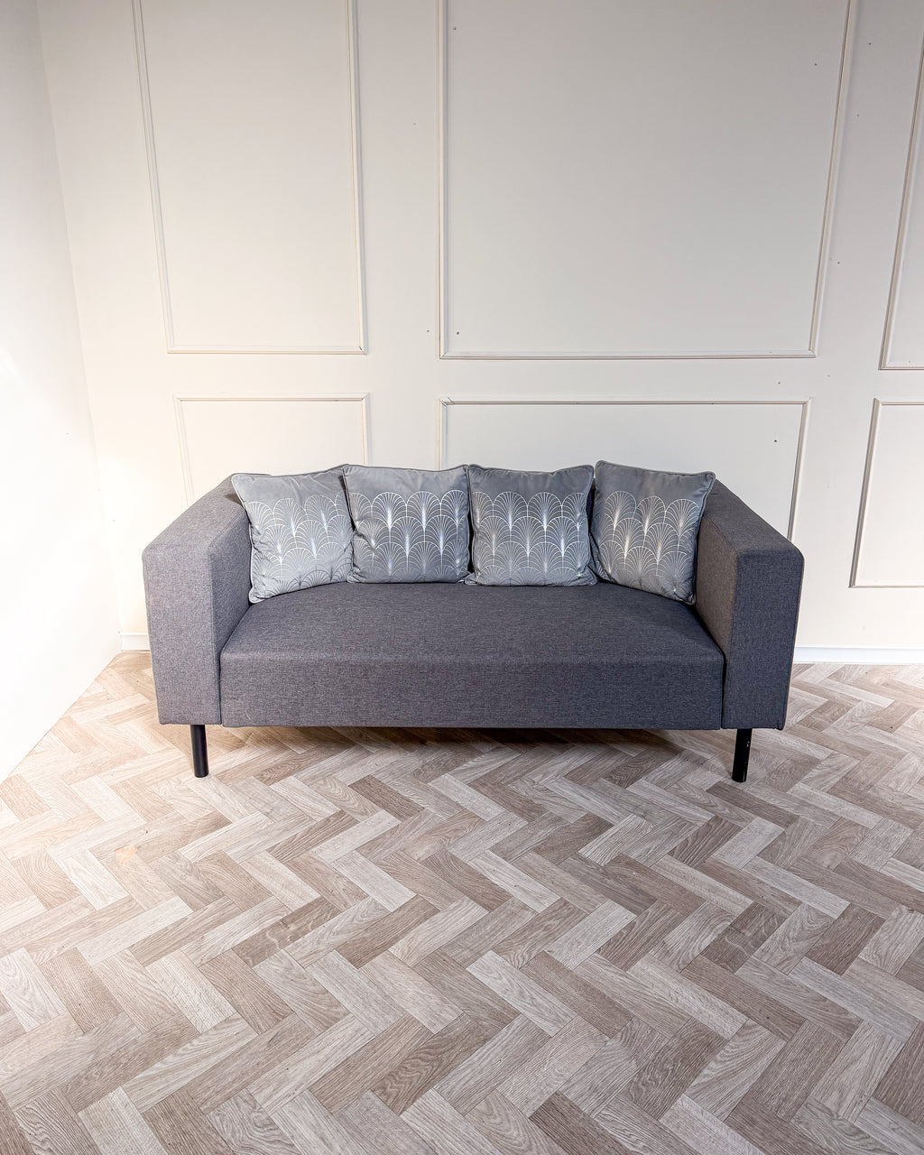 Grey 3 Seater Sofa