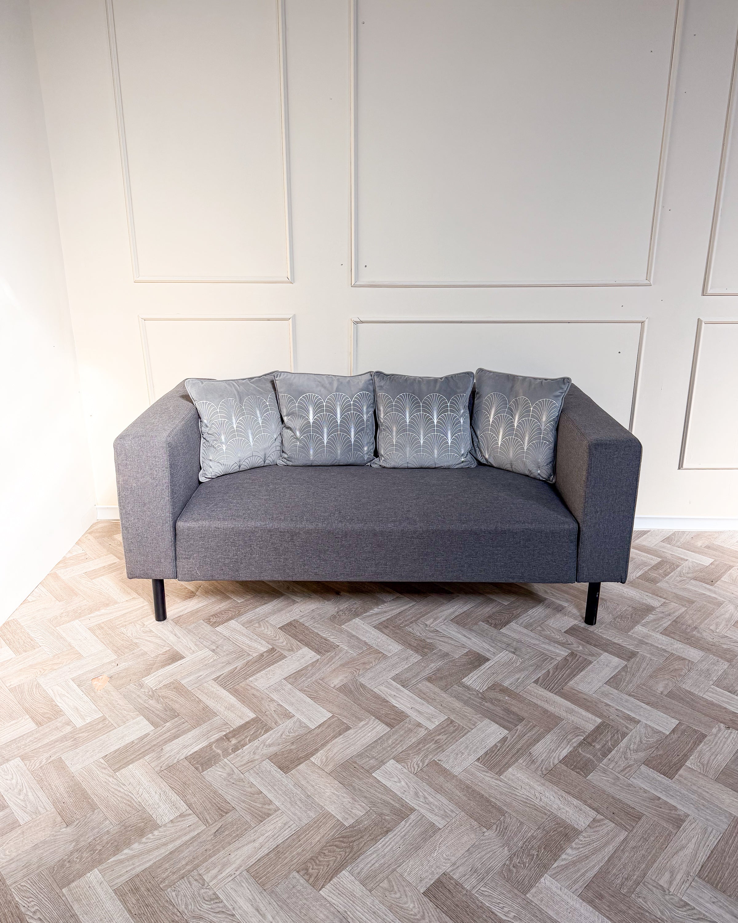 Grey 3 Seater Sofa