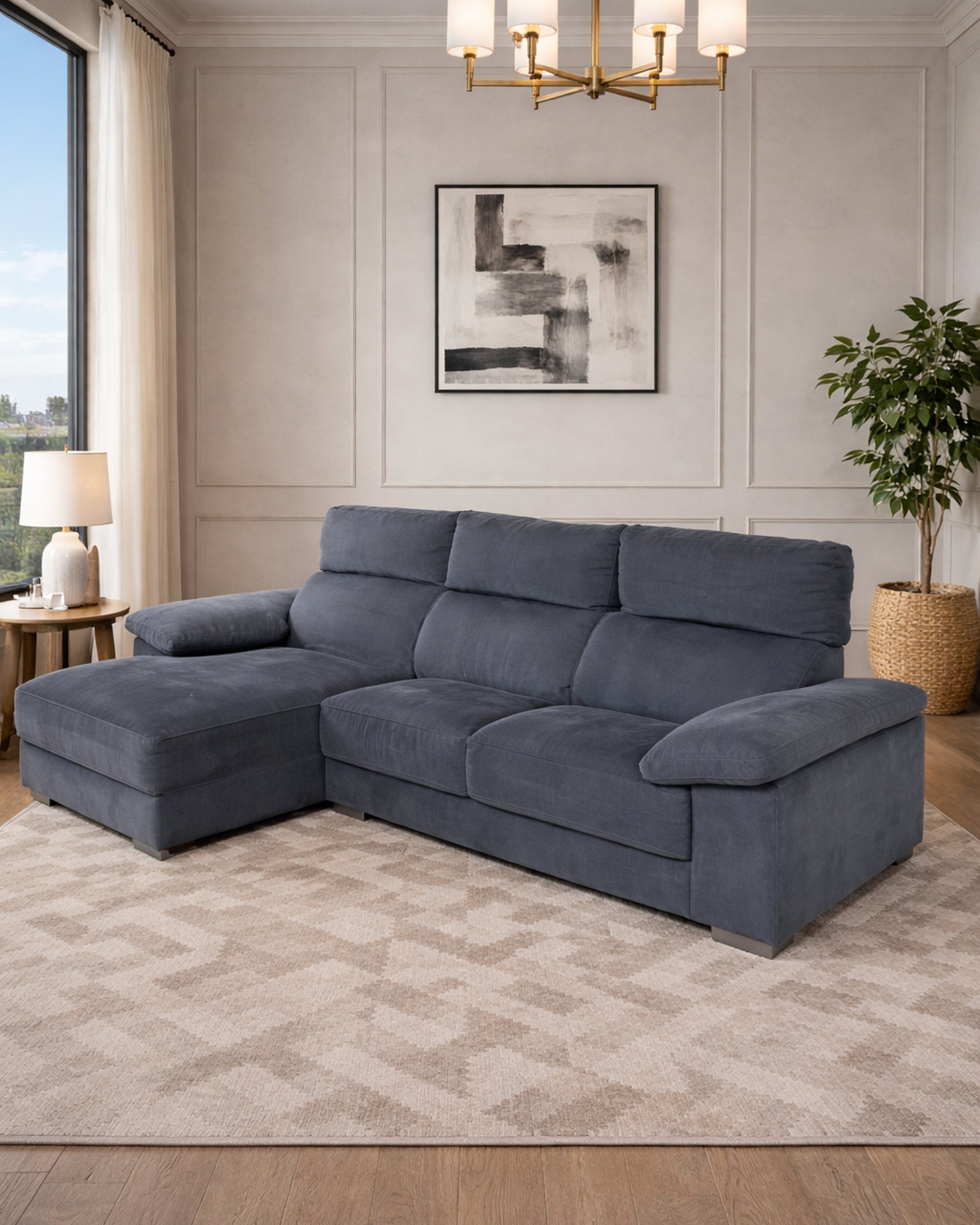 Grey Corner Sofa